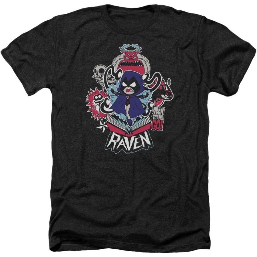 DC Comics Teen Titans Go - Мужская футболка Хизер с Рейвен S