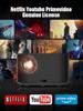 BYINTEK X30 1080P Full HD Legally Licensed Netflix TV System AI Auto-focus Dolby Smart WIFI LCD LED Video Home Theater Projector