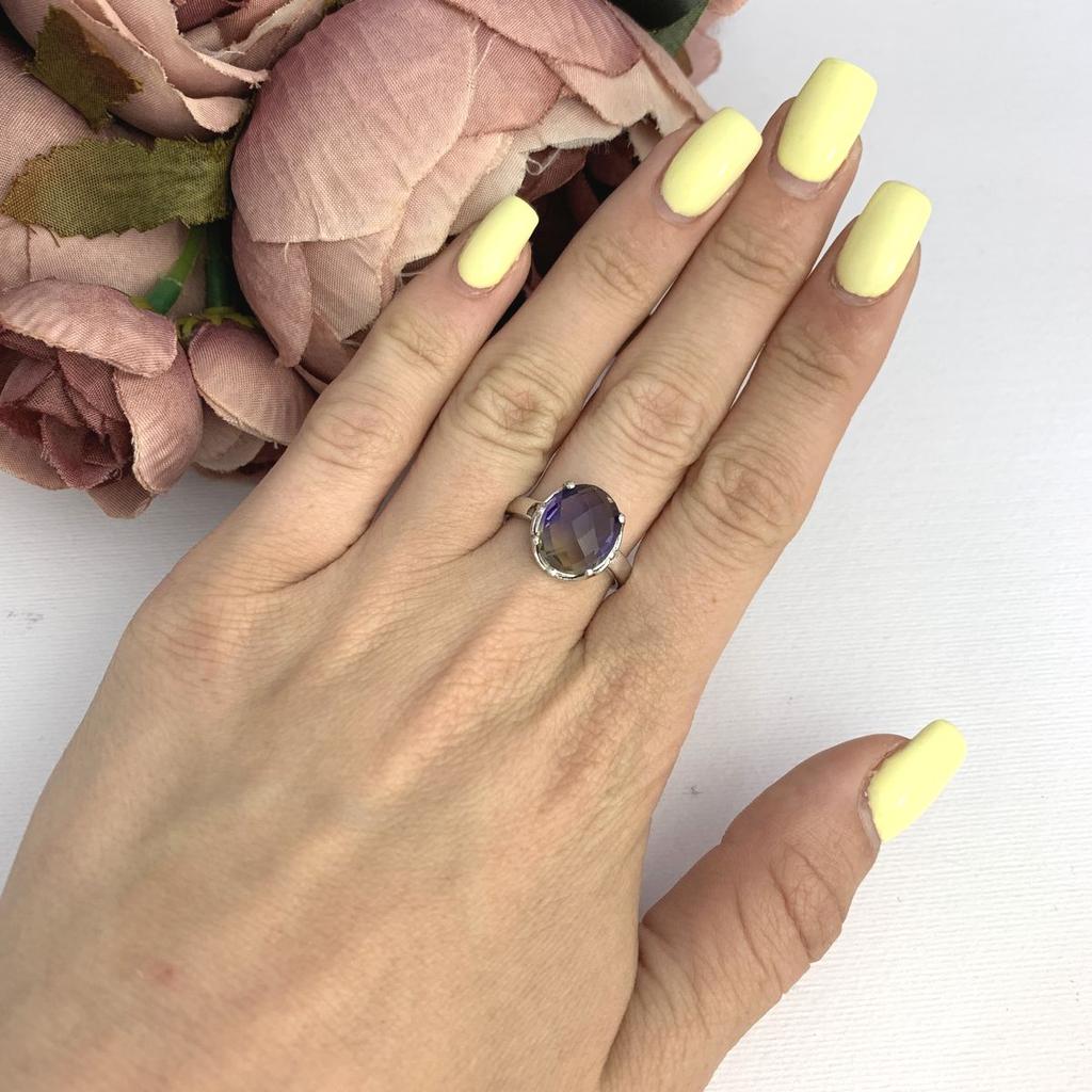 Серебряное кольцо с аметрином nano 3.7ct (2088974) 3.46 гр. 925 пробы