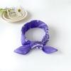 European American Hip Hop Cashew Print Headscarf - 50cm Cotton Linen Square Scarf for Women
