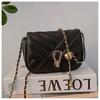 2024 New Women's Crossbody Bag Street Fashion Shoulder Bag Casual Trendy Purse Stylish Chain Bag