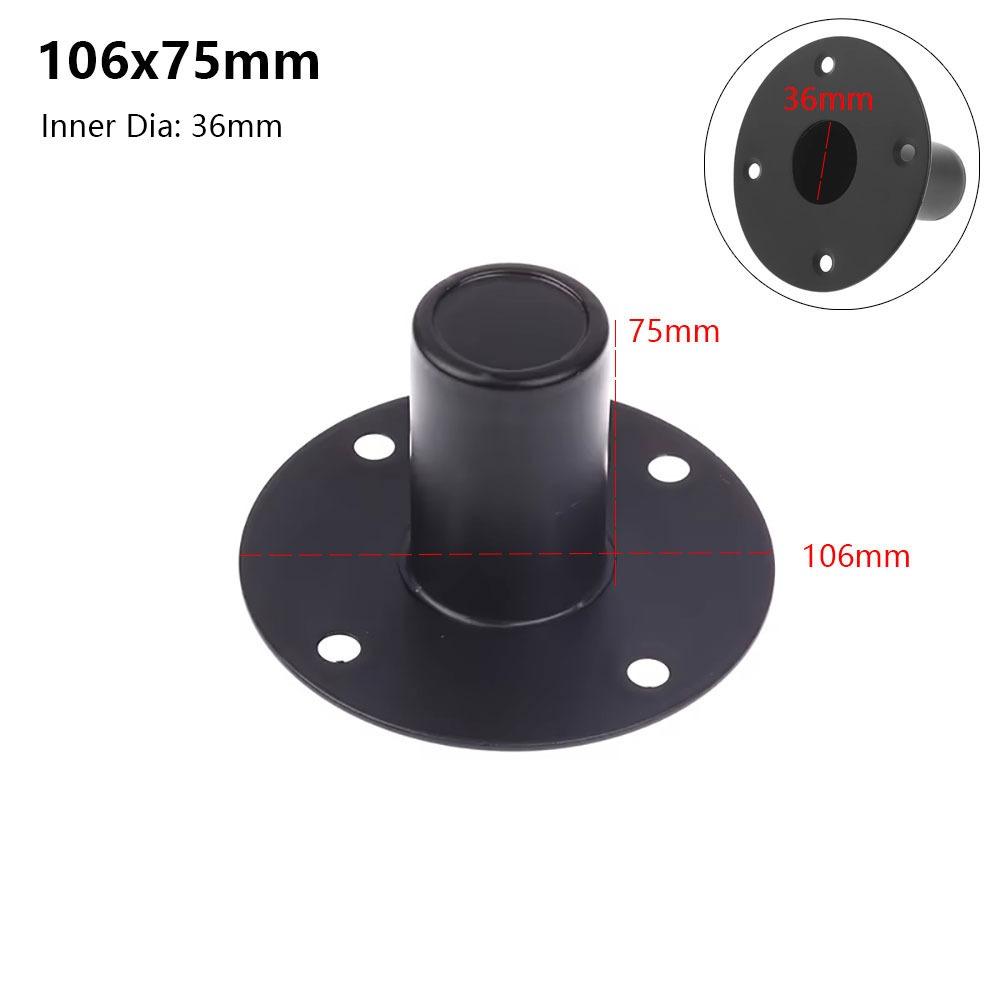 1Pcs Iron Lower Sound Speaker Base Holder Mounting Base Tray  for Stage DJ Studio Audio Equipment