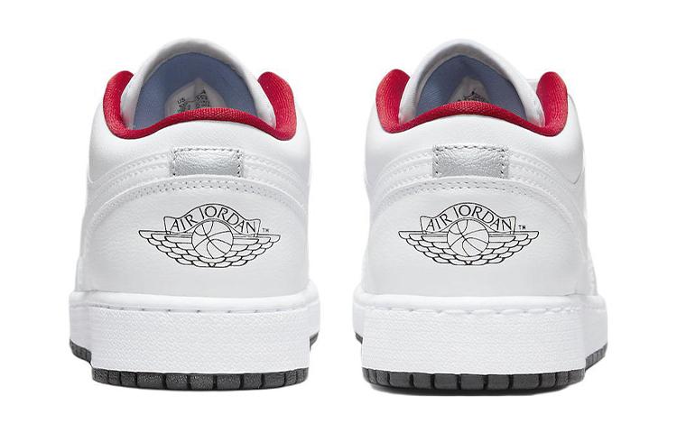 Jordan Kids Air Jordan 1 Low "White/Red" Sneakers 553560-164