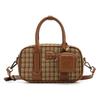 Vanwalk Secret Bling Tote Bag [Check Brown]