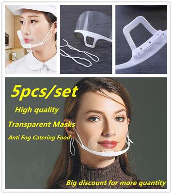 5 Stück/Los Transparente Masken Permanent Anti-Beschlag Gastronomie Essen Hotel Plastik Küche Restaurant Masken Küchenwerkzeuge