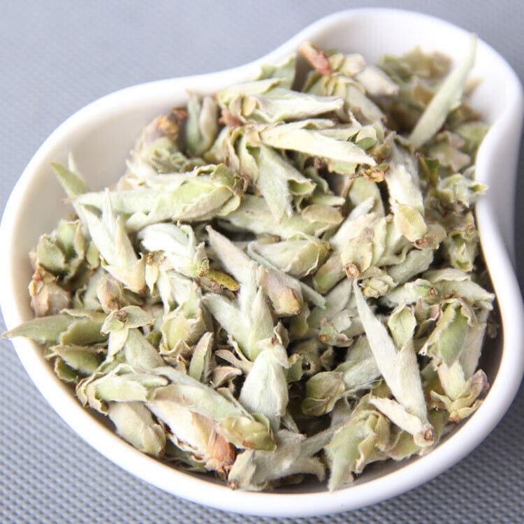Yunnan White Bud Pu-erh Chá Bai Ya Bao Sheng Puerh Folha Solta Raw Puer Yabao