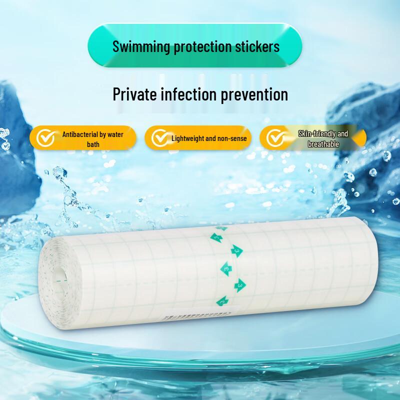 Wasserdichte Transparente Pflasterrolle für Schwimmen und Bauchnabelwunden