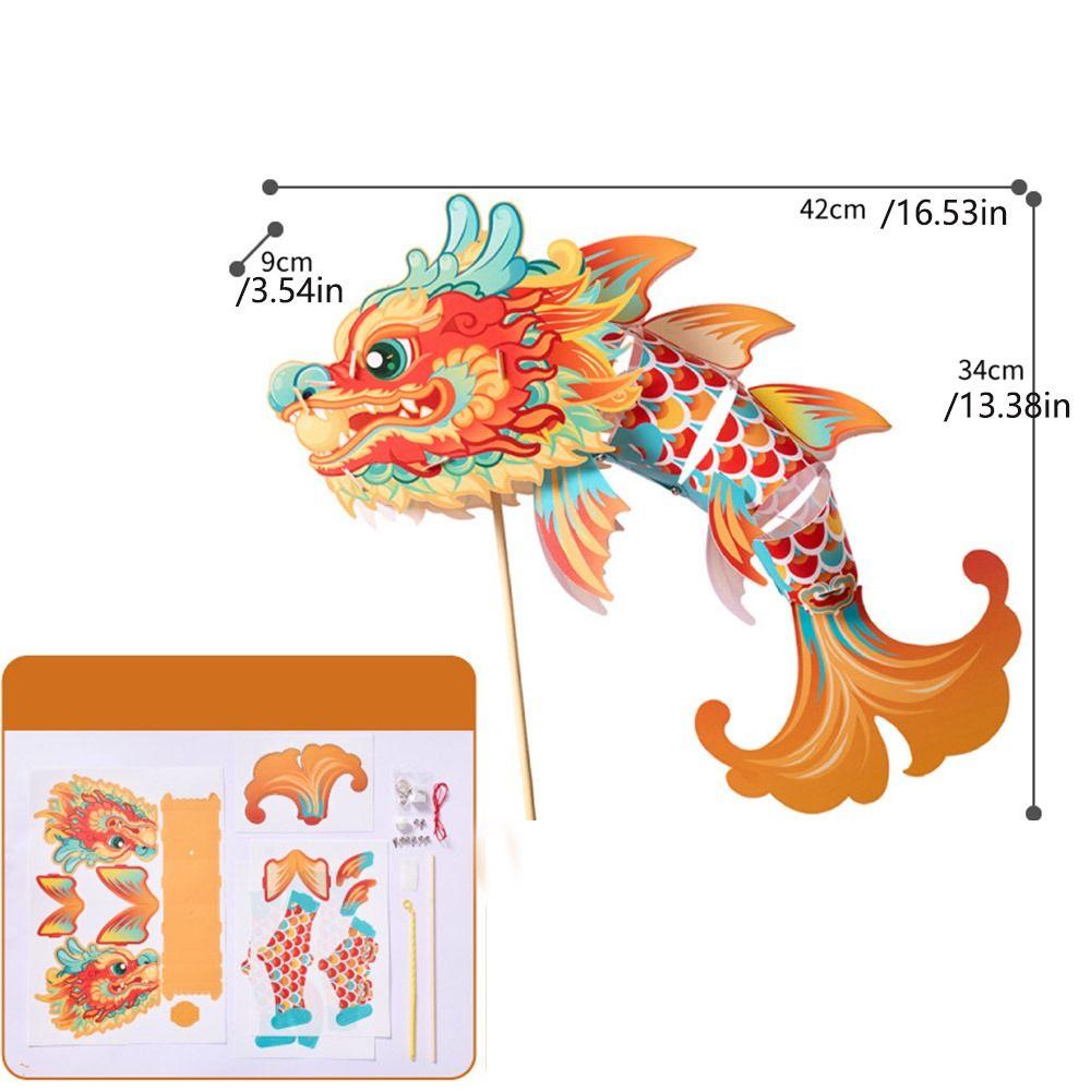 Handheld New Year Lantern DIY Projection Spring Festival Luminous  Lanterns  Kids Gifts