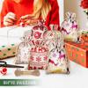Drawstring Favor Pouches Christmas Candy Bag Assorted Colors Reusable Design For Children 48Pcs