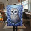 1 Manta de Franela con Estampado de Dibujos Animados, Alta Calidad, Cómoda para Todas las Estaciones, Decoración del Hogar, Calidez y Confort, Perfecta para Regalo de Navidad o Cumpleaños