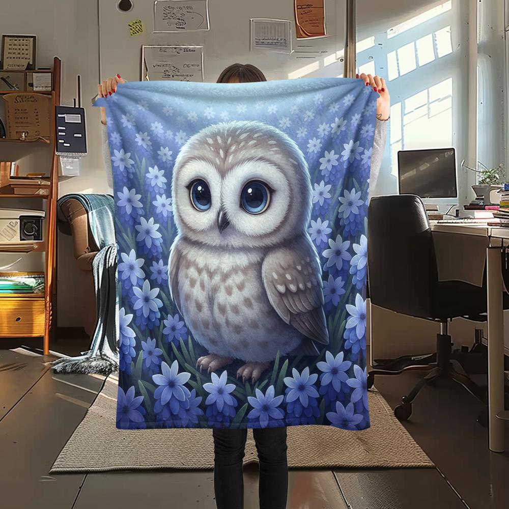 1 Manta de Franela con Estampado de Dibujos Animados, Alta Calidad, Cómoda para Todas las Estaciones, Decoración del Hogar, Calidez y Confort, Perfecta para Regalo de Navidad o Cumpleaños