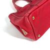 PRADA Logo Canapa SS MINI Bag Tote Bag Hand Bag Canvas Red