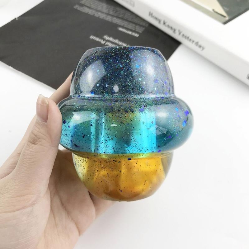 Vase Resin Mold Silicone Flower Vase Resin Mold Plant Propagation Station Mold Crystal Epoxy Mold for DIY Home Decors