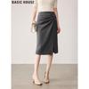 Basic House Women's High-Waisted Suit Skirt