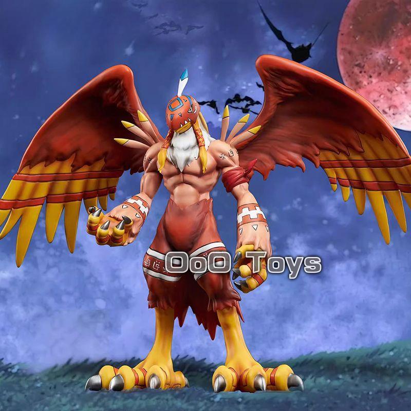 18cm Digimon Adventure Anime Figur Garudamon Figuren Ständer Komplettes Modell PVC Statue Puppe Sammlung Dekoration Spielzeug Geschenk