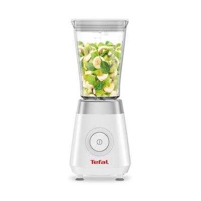 Tefal BL1K01 Atualizar Mini Liquidificador Compacto Plástico (800ml) Frasco 4 Lâminas 350W Branco