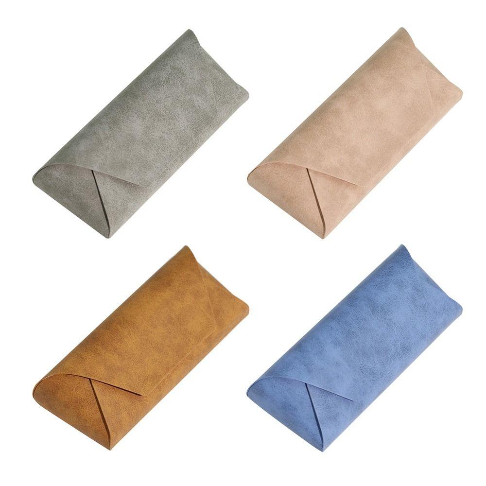 PU Leather Glasses Boxes Holder Stress Resistance Myopia Glasses Case Sunglasses Bag Men Women