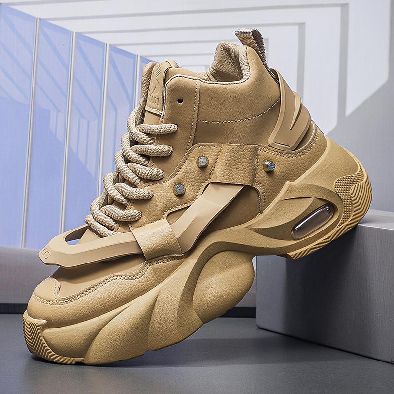

Men s thick-soled, height-increasing, large-sized anti-slip high-top casual sports shoes, breathable vulcanized shoes39-46 45