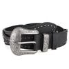 American Vintage Style Women's Belt with Y2k Design Sense, Decorative Trendy Engraved Rivets, Suitable for Skirt and Coat