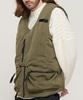 Cargobros Cb Quilted Multi-Pocket Padded Vest (Khaki)