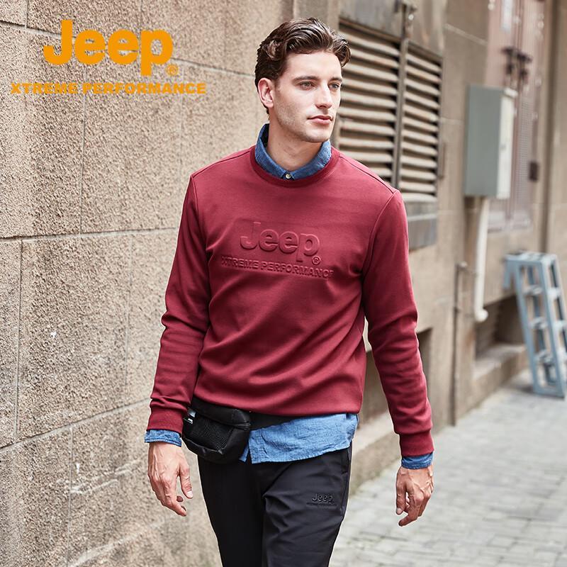 

Jeep Men s Ribbed Collar Fleece Sweatshirt 4XL