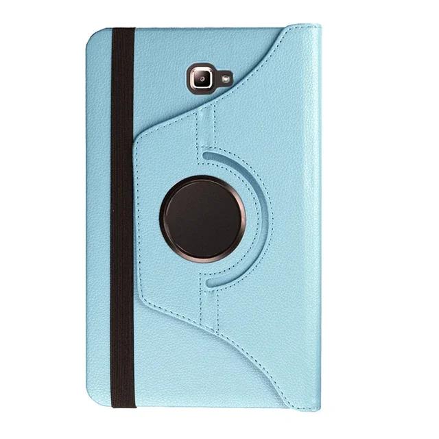 Tab A6 10.1 Hülle 360 Grad drehbare Folio PU-Leder Hülle Klapphülle Für Samsung Galaxy Tab A 6 10.1 T580 T585 10.1" Tablet Hülle