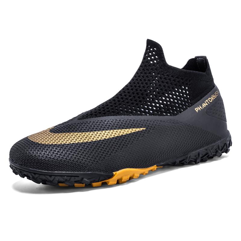 New Men Non-Slip Football Boots FG/TF Soccer Shoes Ultralight High-quality TF Sneakers Cleats Hot-selling Futsal Indoor Match