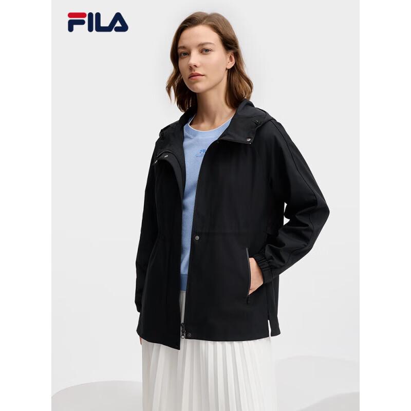 FILA Women's 2025 Spring Hooded Casual Jacket