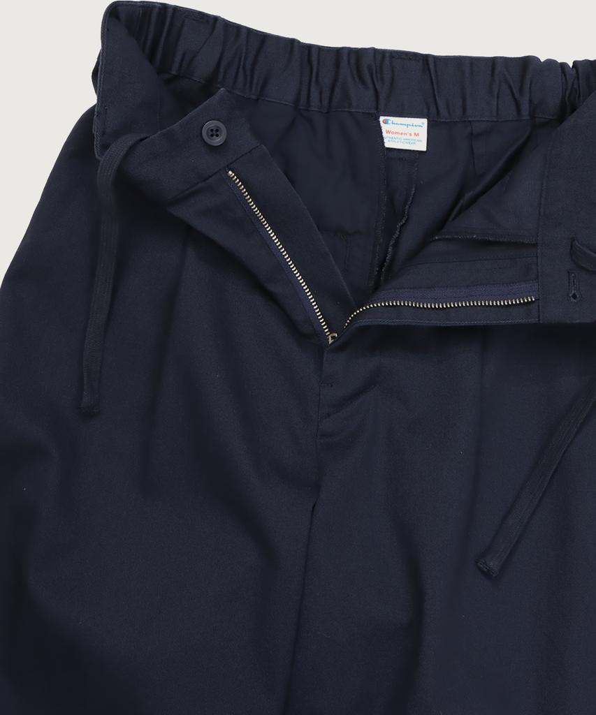 CHAMPION Women'S C-Logo Cotton Wide Pants Dark Navy