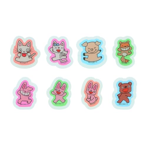 Sun-Star Stationery Nontan Goods Stickers, Puffy, Orange S8820600