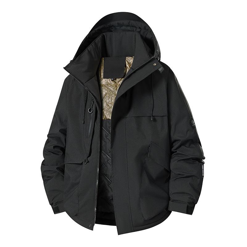Couple's Outdoor Graphene-Infused Cotton Jacket: Windproof, Waterproof, Stylish, and Warm Mountaineering Coat