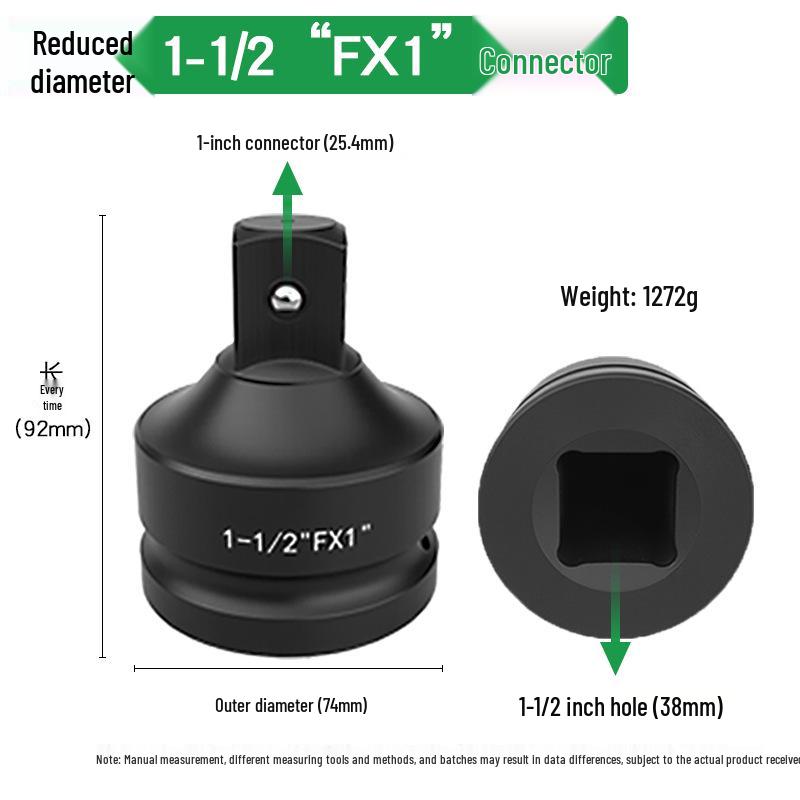 Heavy Duty Air Impact Wrench Flywheel Conversion Adapter Set: Large, Medium, Small
