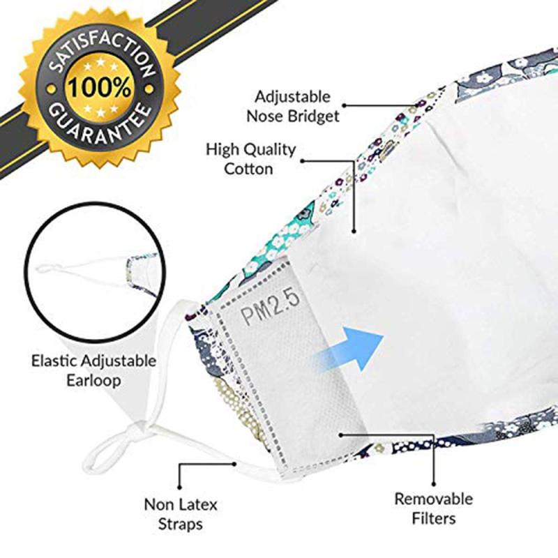 20/50/80/100pcs Mask Replacement Filters PM2.5 5 Layer Activated Carbon Filter Gasket