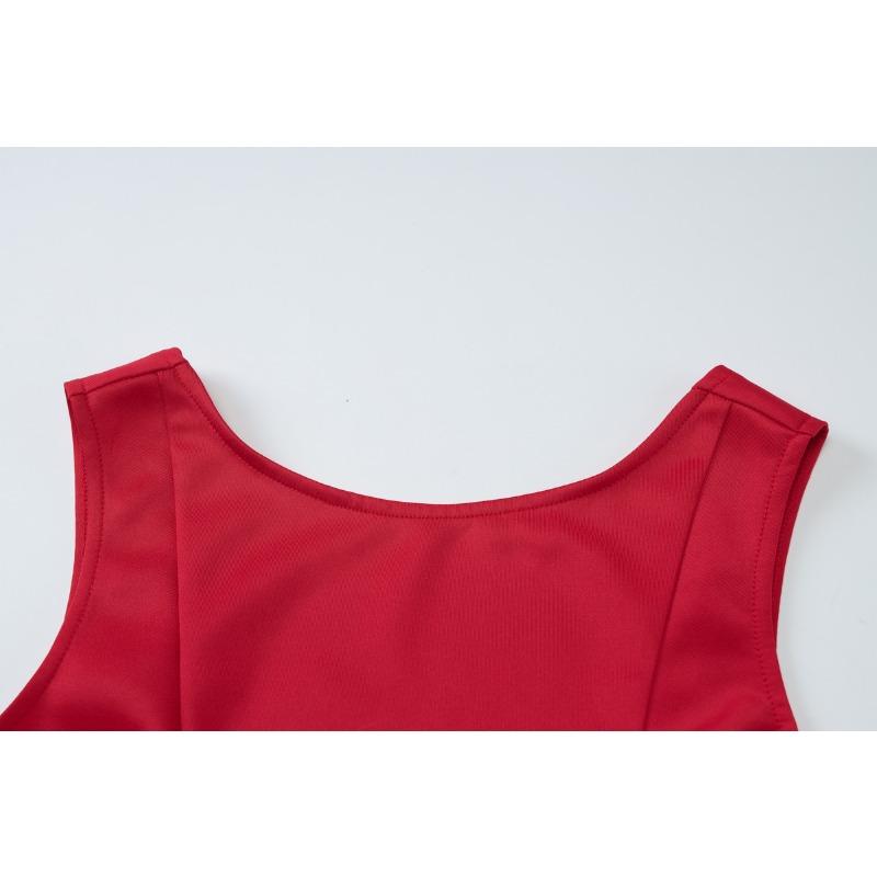 Spring Women's Fashion Sleeveless Short Dress Sexy Slim-fit Halter Dress