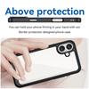 For iPhone 16 Case For Apple iPhone 16 Cover Cases Luxury Clear PC Shockproof Silicone Protective Phone Back Cover For iPhone 16