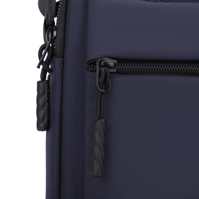 Men's Large Capacity Portable Messenger Bag Vertical Fashion Multifunctional Single Shoulder Bag Casual Business Travel Bag