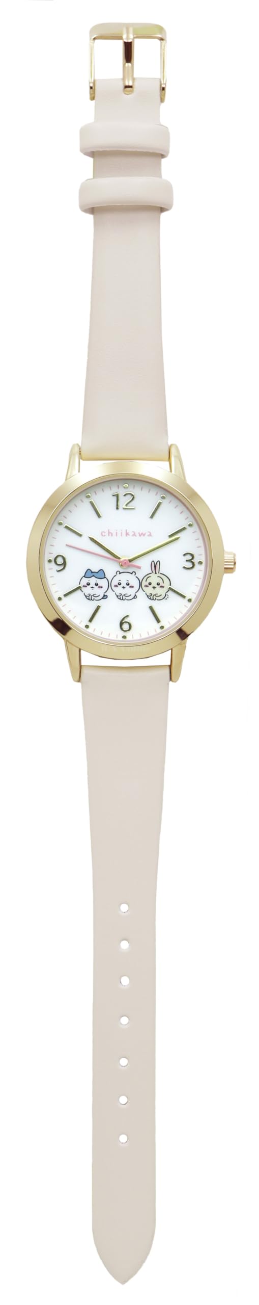 

Watch Chikawa Analog Leather Strap Leather Watch Set White Pink [Fieldwork] Women s CKW002-4 белый