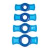 Male 4pcs 1 set Penis lock Cock Ring Bondage Penis Erection Ring Delay Ejaculation Enlargement Ball Stretcher
