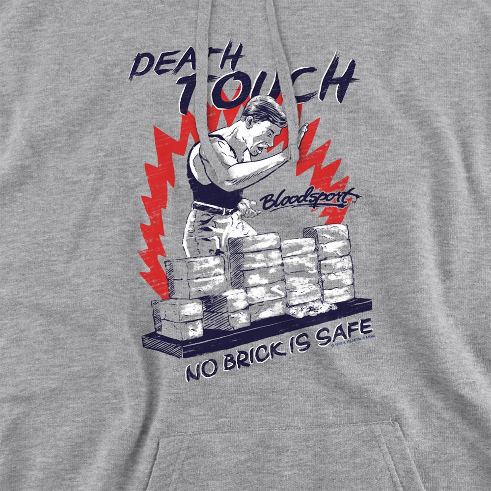 Bloodsport Unisex Erwachsener Death Touch Heather Hoodie
