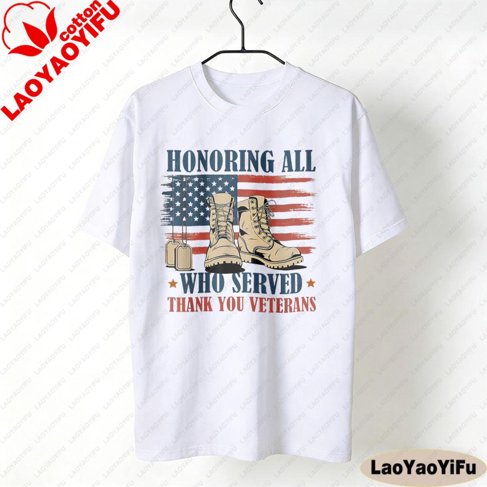 США Чествует Всех, Кто Служил Футболка Спасибо Ветеранам Топы День Ветеранов Женская Модная Одежда Ropa Mujer Футболка с Круглым Вырезом S