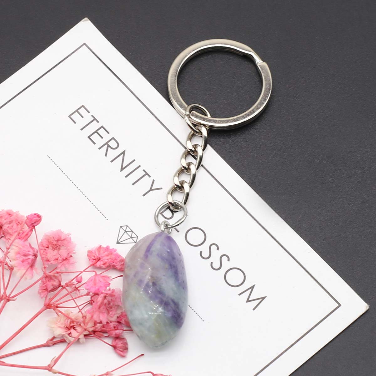 

Лидер продаж, персонализированный брелок из натурального камня, нерегулярный кулон, брелок унисекс для женщин и мужчин, ювелирные изделия, подарки 15x30-20x40mm