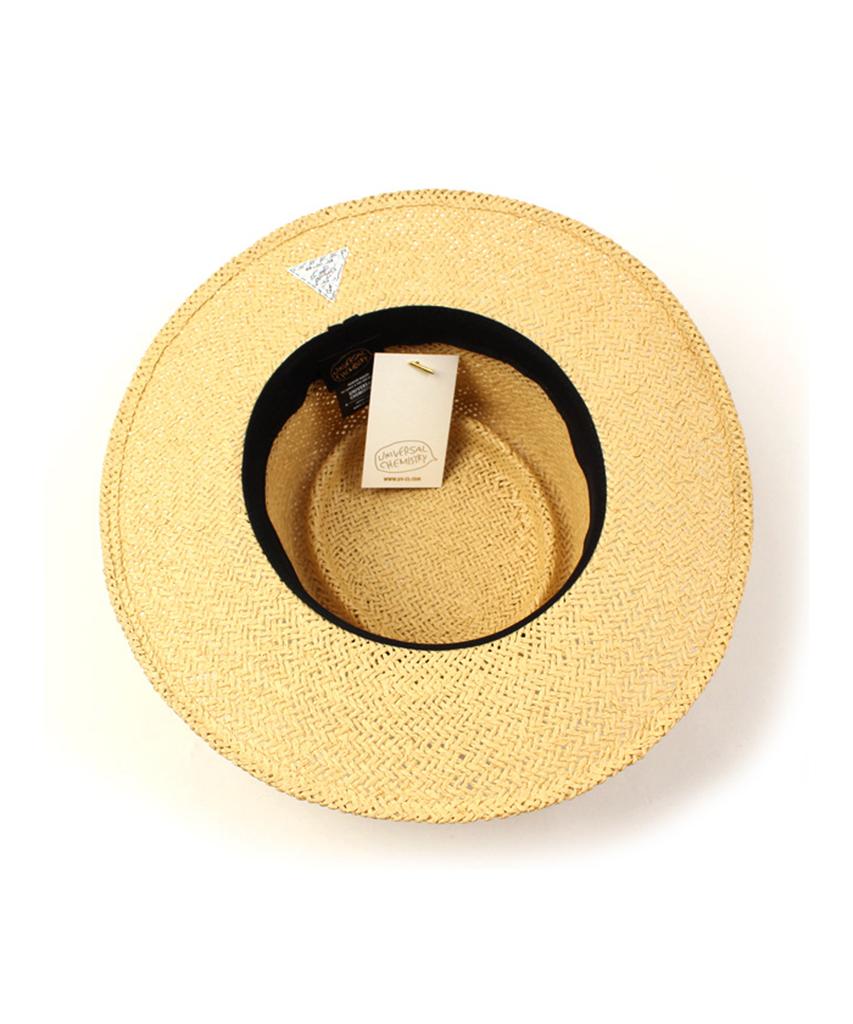 Yunibeosyeolkemiseuteuli Home Beige Flat Fedora Summer Fedora