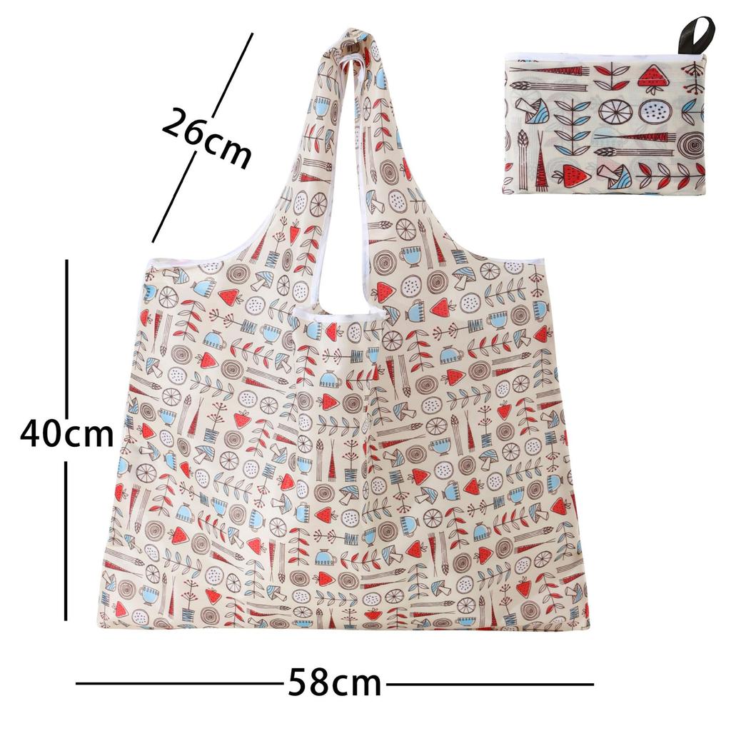 Large Capacity Eco-Friendly Waterproof Foldable Grocery Tote Bag