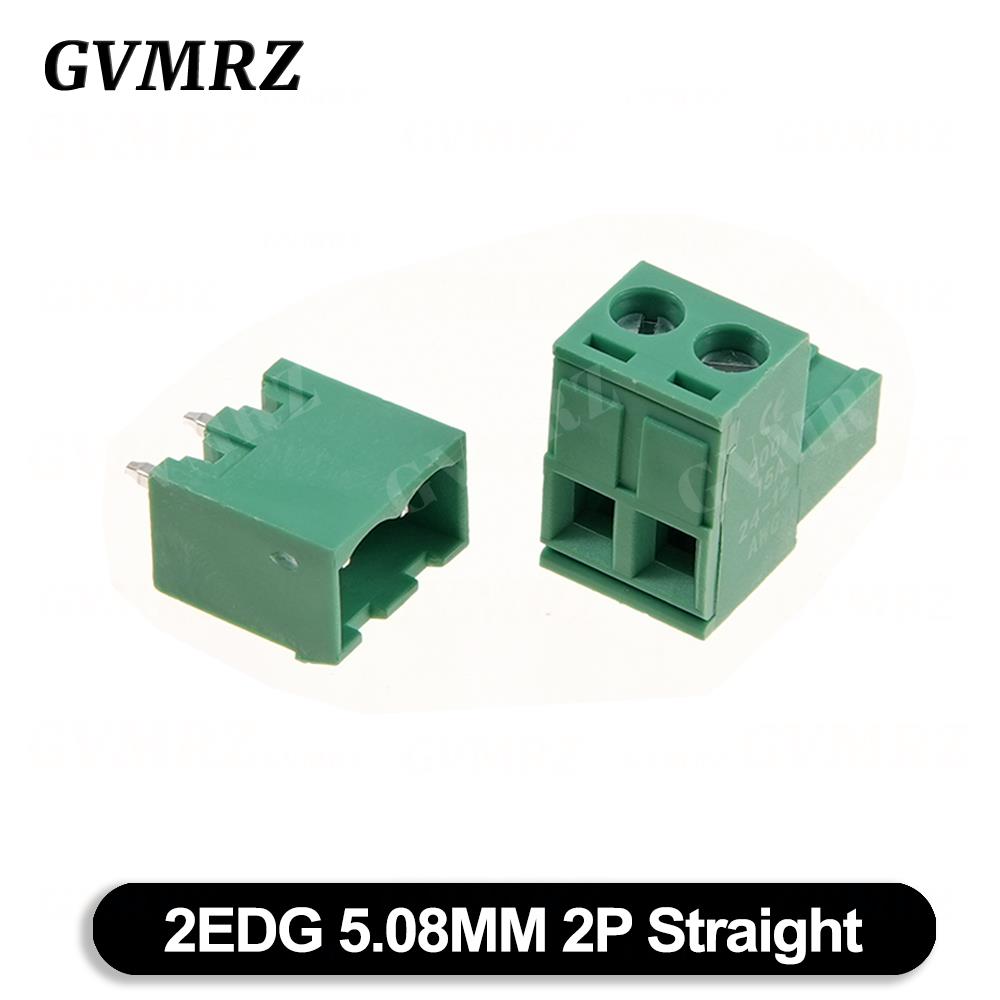 5Set/lot KF2EDGK Terminal Block Male Female 5.08 mm Plug-in Seal PCB Connector 2EDG PCB 2P 3P 4P 5P 6P 7P 8P 9P 10P 12P