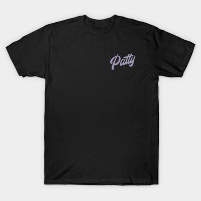 Men Black Print T-shirt Patty And Selma No-Cut Transfer Paper Print Cotton Tshirt