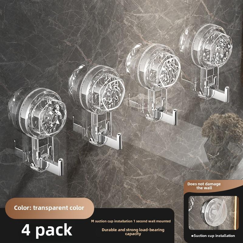 Suction Cup Hooks Household without drilling Multifunctional Wall Hanging Keys Clothes Hooks Bathroom Kitchen self-adhesive hook
