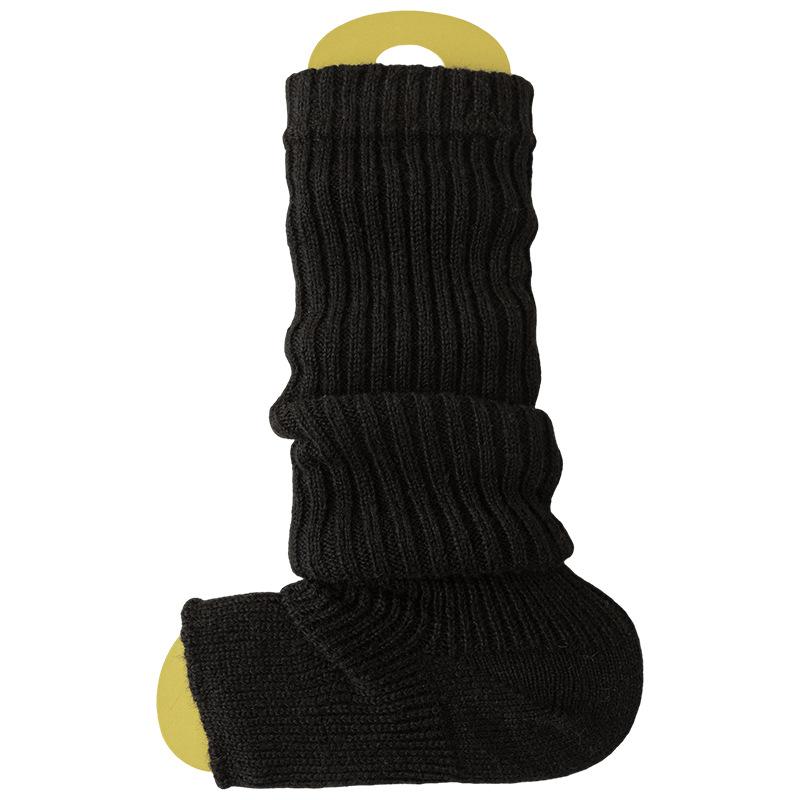 Cotton Pile Sock Set for Women in Winter, White, Warm, Double-needle Leg Coverings, Grey, Spring-autumn Knitted Stockings