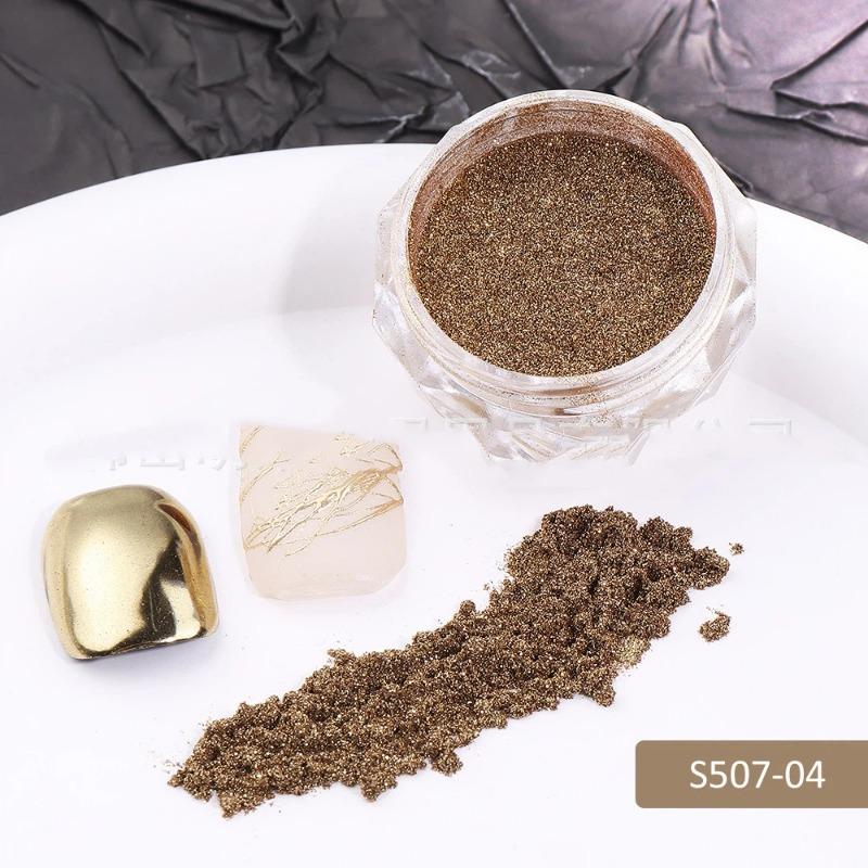 

New Manicure Magic Mirror Powder Ins Metal Mirror Flour Light Gold Water Ripple Japanese Super Bright Nail Glitter