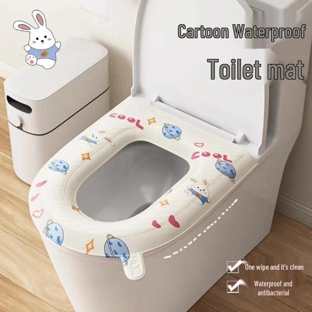 

[EVA Waterproof Toilet Seat Cushion] Newcomers Get Two ¥5 Discounts - Universal Adhesive Gasket for All Seasons