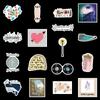 50PCS Taylor Swift Folklore Stickers, Folklore Quote Stickers Pack, Evermore Vinyl Sticker for